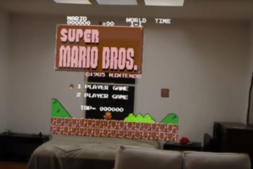 Some NES Games Made Playable on Hololens