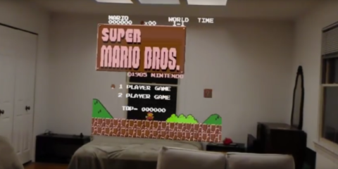 Some NES Games Made Playable on Hololens