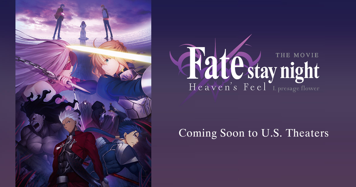 2nd Fate/stay night Heaven's Feel Anime Film Reveals January 12