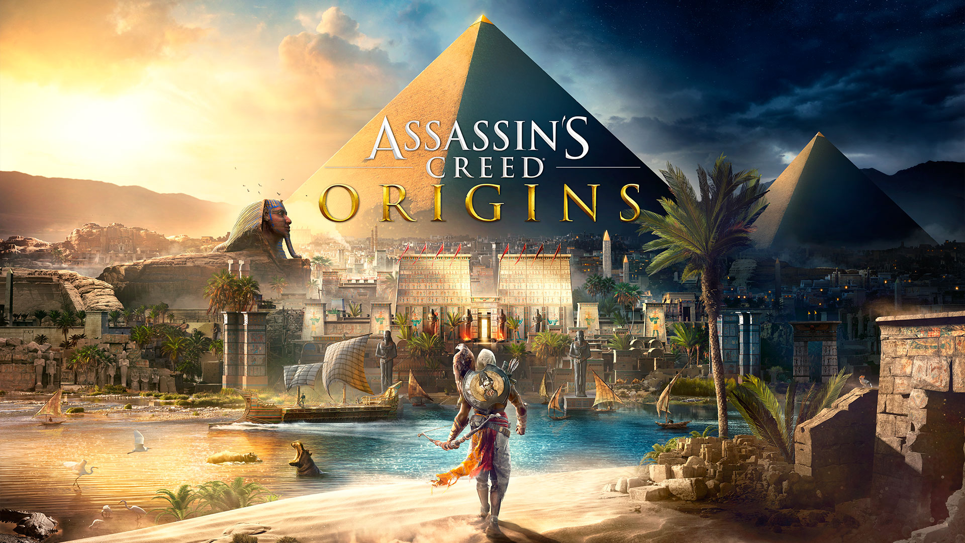 Assassin\'s Creed Origins: Hãy dấn thân vào thế giới của Assassin\'s Creed Origins, nơi sự phiêu lưu và mạo hiểm đang chờ đợi bạn. Trải nghiệm những cuộc phiêu lưu đầy tốc độ và hấp dẫn, khám phá những căn cứ bí mật của bọn Templar và đánh bại chúng. Chàng trai trẻ Bayek sẽ đưa bạn đến một cuộc phiêu lưu tuyệt vời để giải cứu Ai Cập.