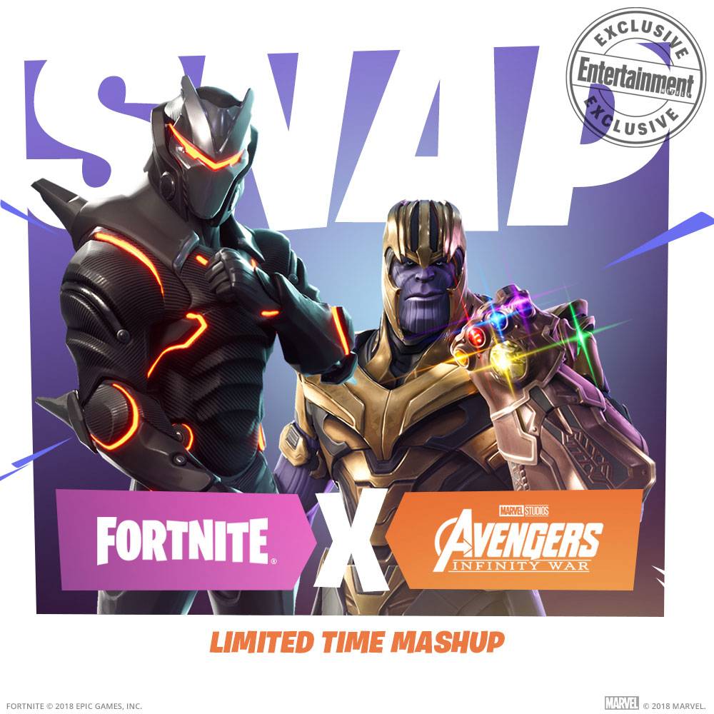 Fortnite and Marvel Infinity War Crossover