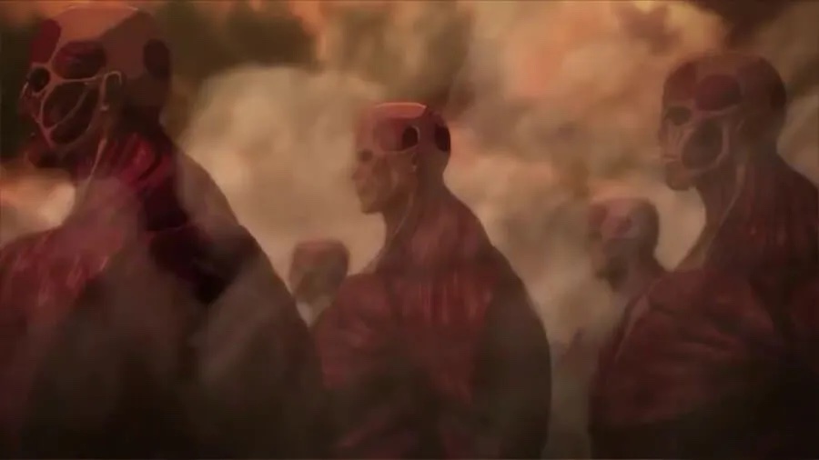 Shingeki no kyojin, Ep 81, Fighting scene